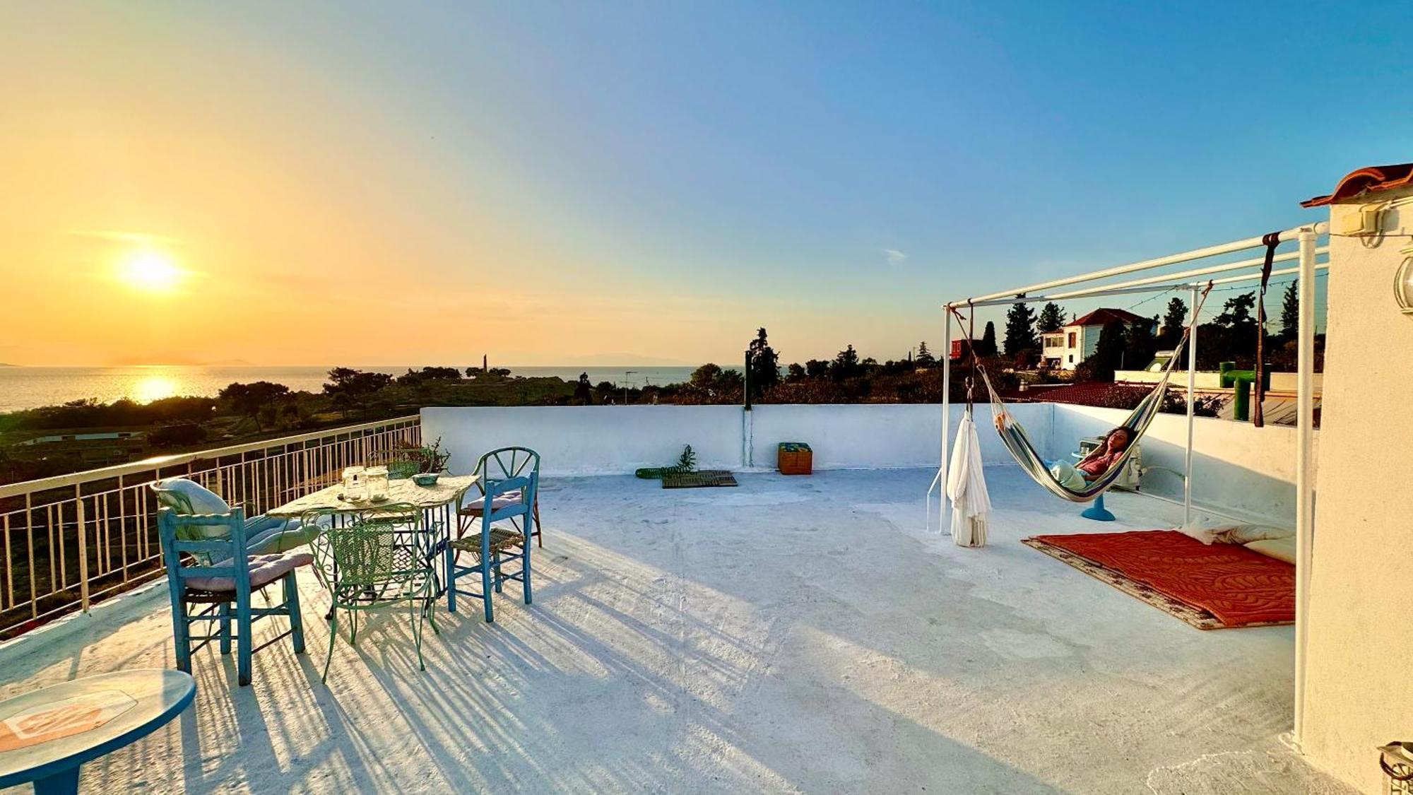Appartement Vue Sur Mer Soul Family, Egine Aegina Eksteriør billede