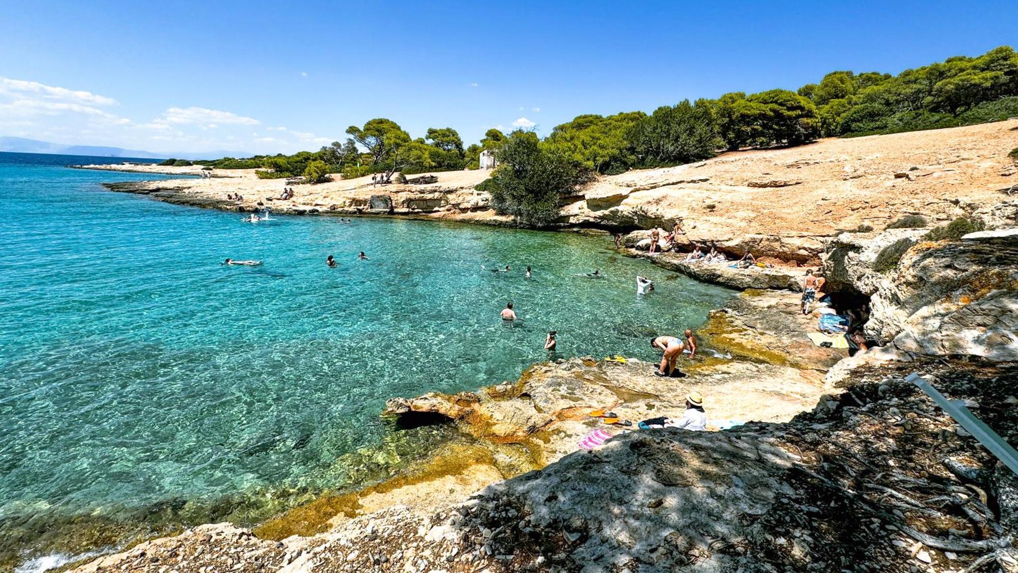 Appartement Vue Sur Mer Soul Family, Egine Aegina Eksteriør billede